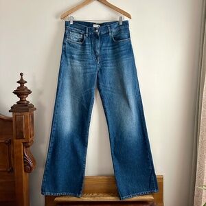 There Was One.‎ • Wide Leg Denim in Medium Blue